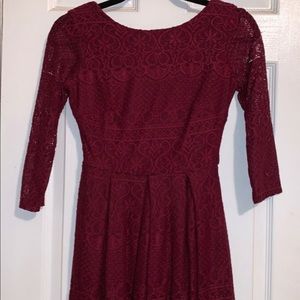 Maroon dress